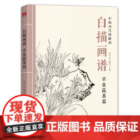 白描画谱 草虫蔬果篇 中国工笔技法画册集书籍入门初自学者零基础教程材成人手绘临摹勾线名家底稿图大全美术绘画sh