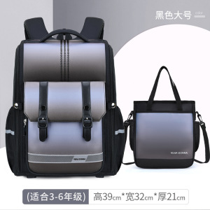 新款邵东工厂儿童小学生书包护脊防水牛津布大容量双肩包男女