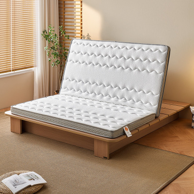 全友家居折叠床垫护腰护脊椰棕床垫偏硬薄床垫抑菌防螨床垫