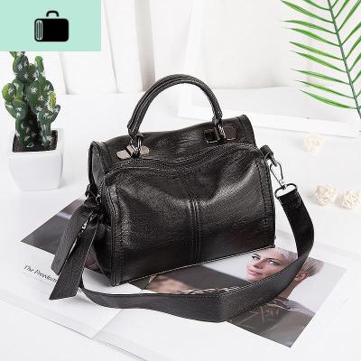 包包女2019新款撞色时尚女包手提包2020单肩斜挎包简约软皮小包包NEW LAKE女斜挎包