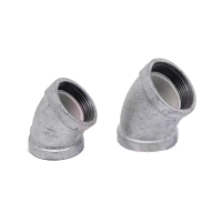 盛京联硕 镀锌衬塑内丝弯头 DN65×45°[2.5寸] 个