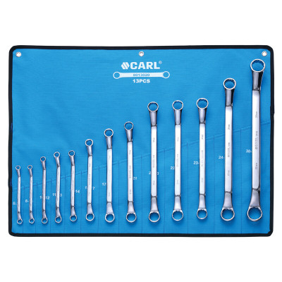 卡尔 航空级全抛光双梅花扳手组套