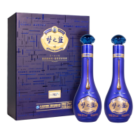 洋河 梦之蓝M6+ 52度65ml*2 小酒礼盒 绵柔型白酒