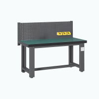 臻远 ZY5073030 重型工作台 单桌+方孔挂板 1200*750*1250mm