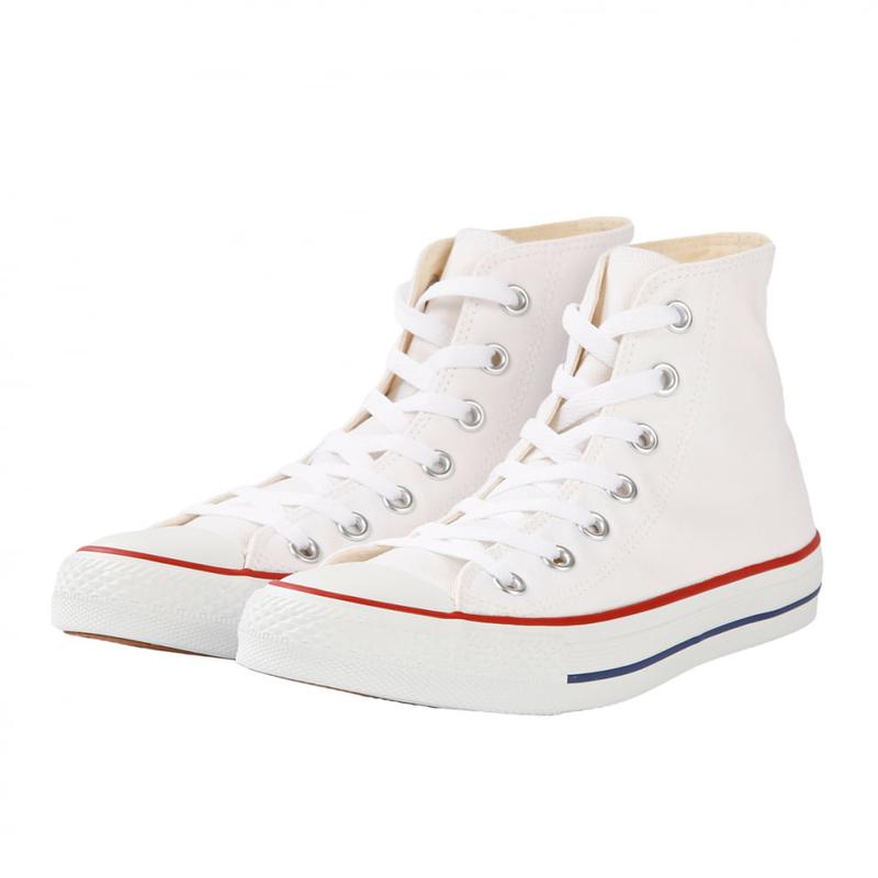 匡威(CONVERSE)高帮帆布橡胶底休闲鞋男鞋白色经典校园风运动鞋