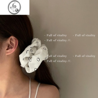 JiMi韩国ins小众网红同款笑脸大肠发圈头绳飘带蝴蝶结发夹丝巾扎发绳