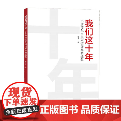 正版 我们这十年——巴彦淖尔市美术馆展品精选集艺术绘画构图技巧色调讲解巴彦淖尔美术事业发展史北京工艺美术出版社