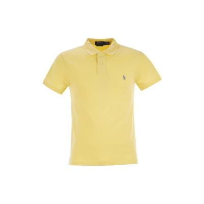 Polo Ralph Lauren立体纹路polo衫男短袖两扣设计纹理透气商务休闲衬衣