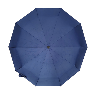 若叶之季 RY-ZDS01 23寸10骨三折黑胶自开收伞 (计价单位:把) 蓝色