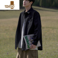YANXU日系cityboy衬衫2023新款感盐系男友风穿搭套装男生酷帅外套