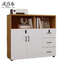 芙首泰办公矮柜2门3抽120*40*109cm台