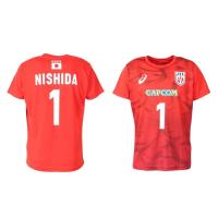 Asics男士吸湿速干排汗V红 volley t恤运动训练比赛短袖上衣