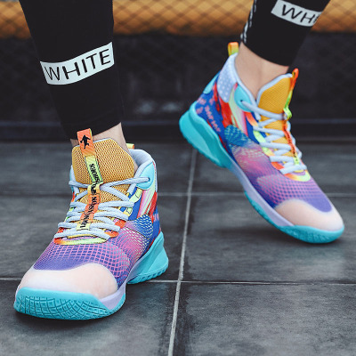 奔典品牌便宜球鞋欧文6水泥地克星篮球鞋高帮男夏季网面透气实战防滑