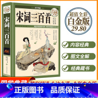 [正版]宋词三百首 国学典藏全彩白金版 朱孝臧编选原文译文注释赏析文白对照哲学传统古典文学名著书籍 国学经典书籍