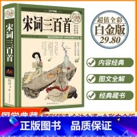[正版]宋词三百首 国学典藏全彩白金版 朱孝臧编选原文译文注释赏析文白对照哲学传统古典文学名著书籍 国学经典书籍