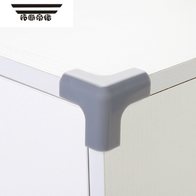 拓斯帝诺儿童桌角防撞角家具柜子护角贴茶几防磕碰玻璃直角包边保护套硅胶三角款-灰色-8个装-防撞条