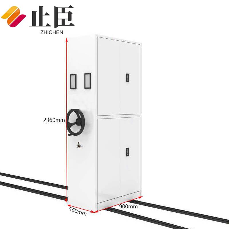 止臣 密集架 办公家具钢制轨道密集柜档案柜报刊架手动式密集架密集柜文件柜 一列一