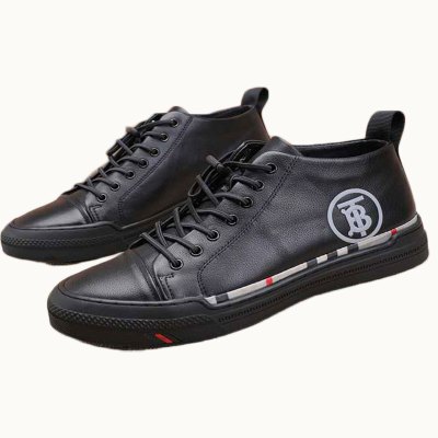 新款男鞋皮鞋真皮板鞋休闲韩版潮流青春小白鞋中帮嘻哈板鞋百搭男士皮鞋