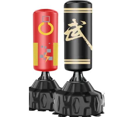  拳击沙袋散打立式家用不倒翁闪电客成人健身沙包儿童吊式跆拳道训练器材