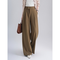 20266春季新款阔腿裤垂坠感高级感斜插口袋休闲裤子