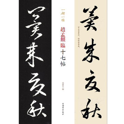 醉染图书赵孟頫临十七帖(一碑一帖)9787532653515