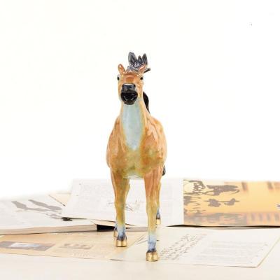 美帮汇马到成功摆件纯铜生肖马铜马客厅办公室工艺品