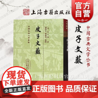 皮子文薮(精装) 皮日休 著 萧涤非/郑庆笃 整理 中国古典文学丛书 古诗文 古代文学 精校本 正版图书籍 上海古籍出版