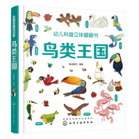 音像鸟类王国/幼儿科普立体翻翻书绘动童书 编绘