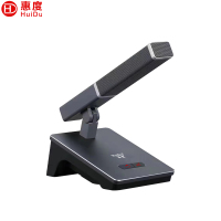 惠度(HuiDu)QH-660A专业有线手拉手会议麦克风工程会议话筒多功能会议室桌面方管话筒主席麦