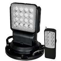 LHDQ 领航电器 LH5500 LED全方位遥控探照灯 80W DC24V 冷光 IP66 黑色