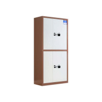 铭威盾保密柜财务档案柜文件柜办公室资料储物柜保险柜电子密码国保锁通双节咖框白门-国保指纹锁常规