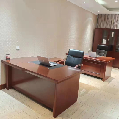 沃灏办公桌老板桌办公台局级处级中班台小班台油漆桌书桌