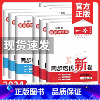 语文+数学 人教版 六年级上 [正版]2024版一本同步培优新卷数学一年级二年级三年级四年级五年级六年级上册数学语文人教