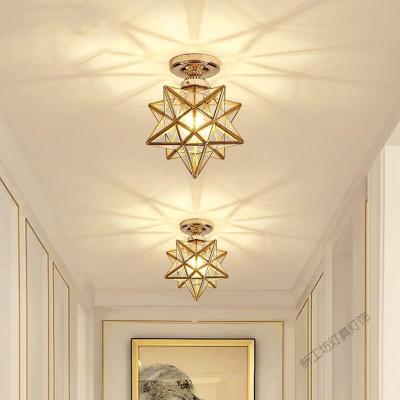苏宁放心购 全铜过道灯走廊灯现代简约led吸顶灯星星灯入户厅灯玄关灯阳台灯网红灯具