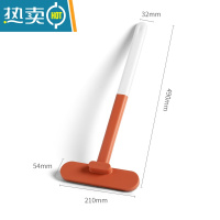 敬平纱窗清洗器洗玻璃刮水器擦玻璃器清洁工具擦窗器洗窗户家用刷子 白橘