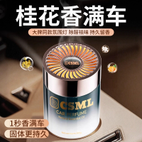 桂花车载香薰2025新款男士香水持久留香淡车内高级固体香膏4204