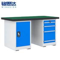 铭思达重型钳工操作台2.1米四抽一门张