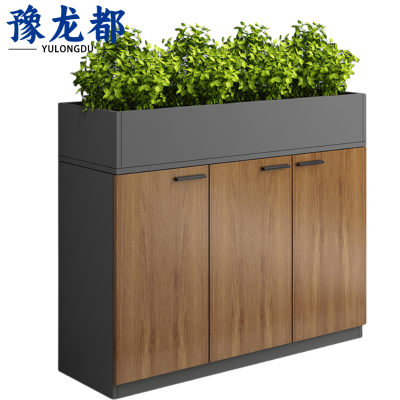 豫龙都花草柜三门个