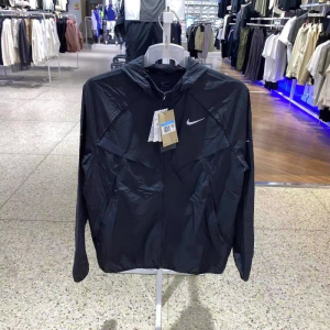 NIKE耐克连帽外套跑步系列运动休闲舒适梭织男装夹克HV4549-010 C