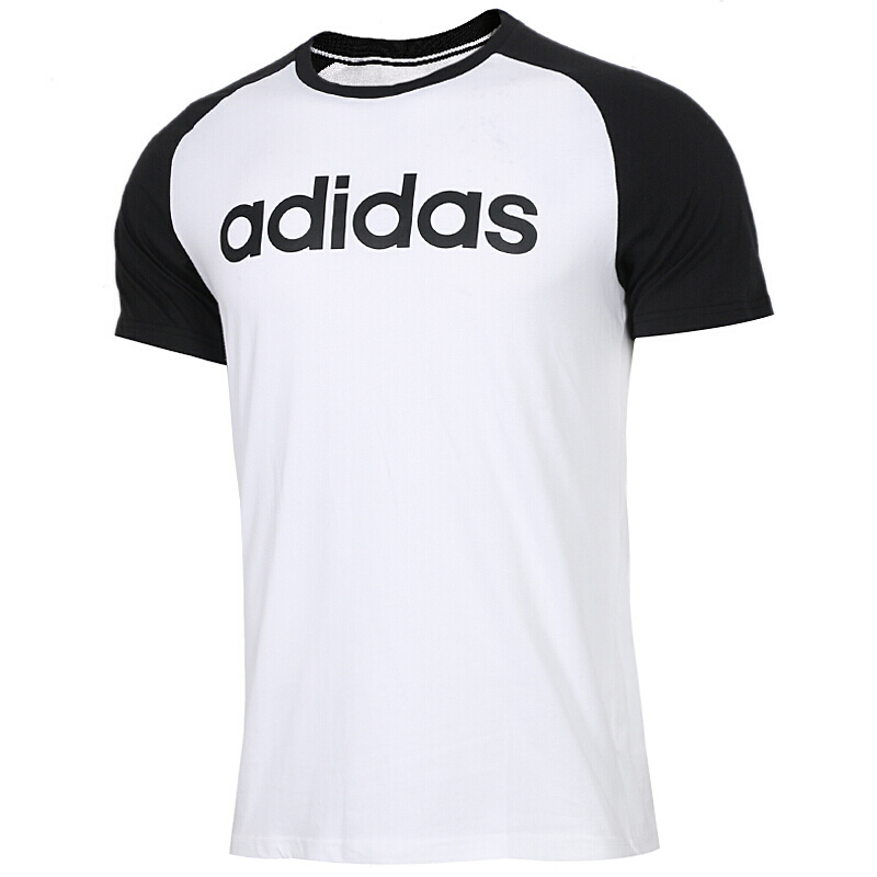 adidas阿迪达斯neo男装 2019夏季新款休闲运动服短袖青年时尚全棉t恤