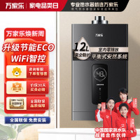 万家乐(Macro)智能恒温家用平衡式燃气热水器12升 即热式浴室专用 WiFi智能操控 天然气 JSG24-12RH2