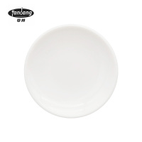 晏邦 密胺餐具 月光盘 4.8寸 直径120*23mm 1个