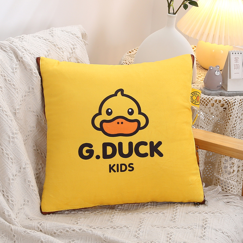 悠梦嘉居小黄鸭靠垫被YZ-13901(100个起订)