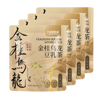 九阳豆浆金桂乌龙豆乳茶200g*4袋奶茶0蔗糖添加下午茶早餐桂花