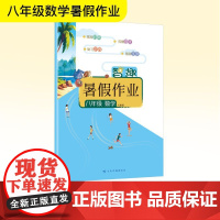 智趣暑假作业 八年级 数学 人教版 李兵 编 中学教辅文教 正版图书籍 云南科技出版社