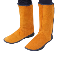 鑫永安 全牛皮电焊护脚盖 33cm 双