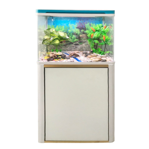 智能变色LED灯办公室水族箱中小型客厅懒人家用玻璃生态带底柜