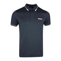 Hugo boss对比色细节男士短袖 2024夏季经典百搭平直下摆徽标棉质Polo衫