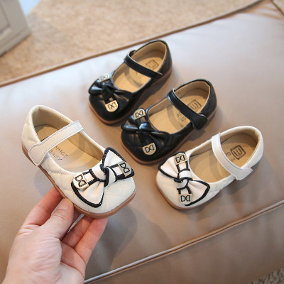 女童皮鞋春秋款软底小中童平底浅口舞蹈演出鞋软底鞋浅口软底