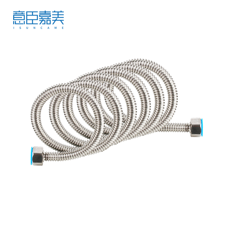 意臣嘉美 不锈钢波纹管+帽 6分1.2米双头管 根